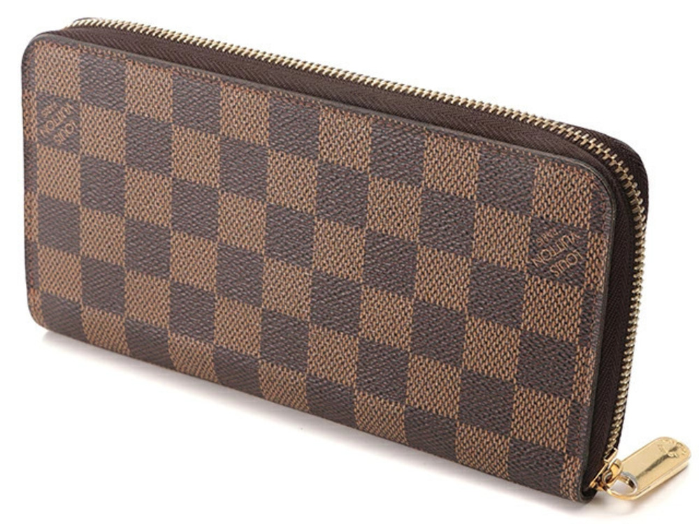 Louis Vuitton Damier Zippy Wallet Brown